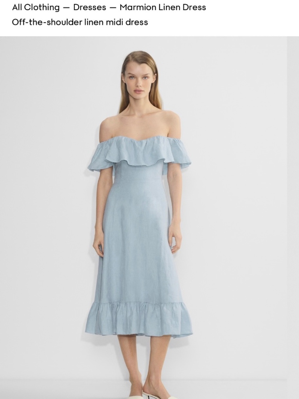 Aritzia Marmion Linen Dress